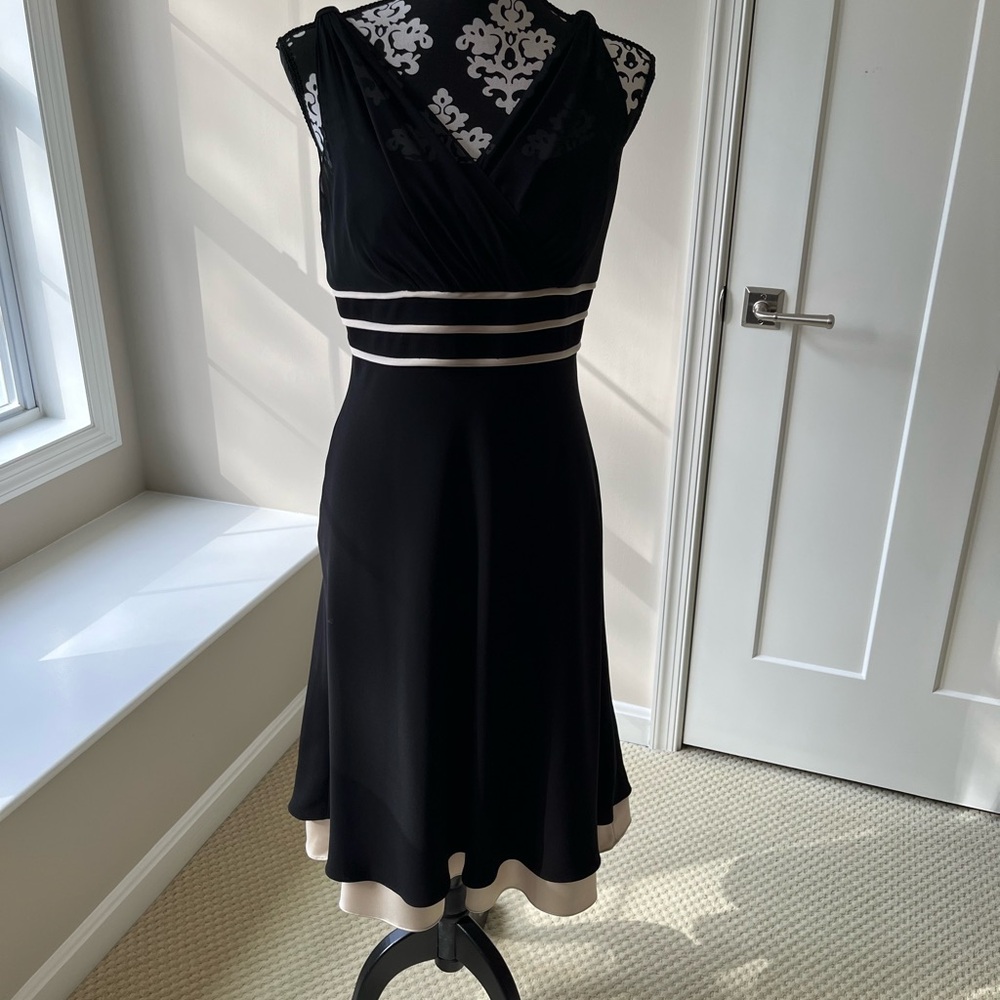 AnnTaylor, black cocktail dress, size 6